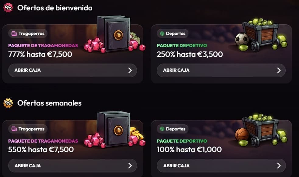 MAD Casino bono 2026: bienvenida en 5 depósitos y deportes image 1