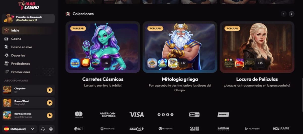 MAD Casino 2026: bono, juegos y pagos para España image 2
